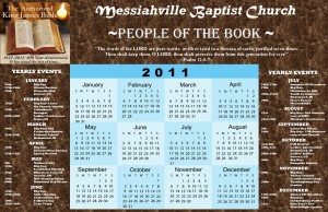 2011 church calendar